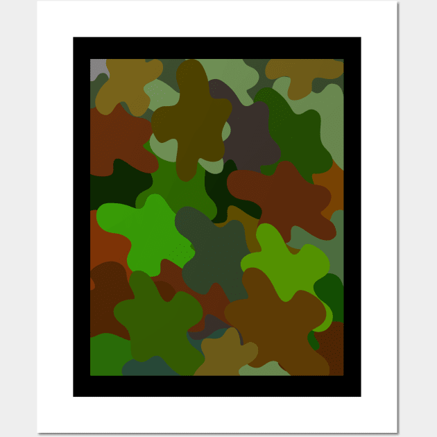 camo Wall Art by rickylabellevie